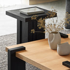 Modrest Solid Wood Square Coffee Table