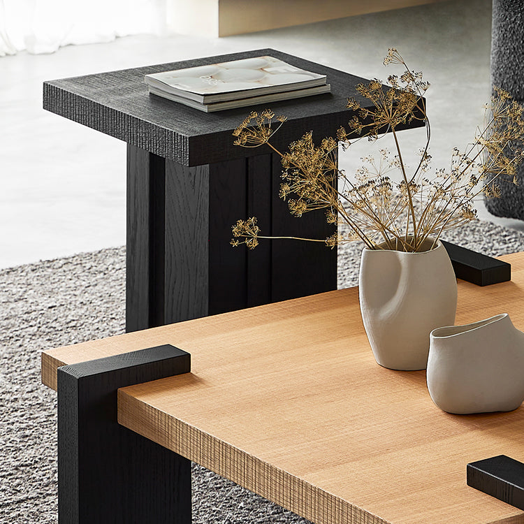 Modrest Solid Wood Square Coffee Table