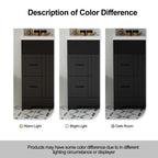 Ensemble de meuble-lavabo Wavy Line 30/36/48 avec lavabo et robinet