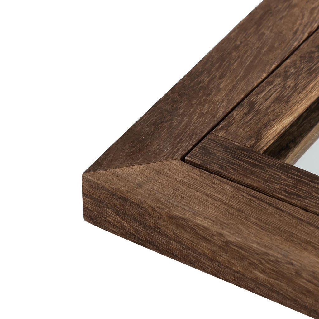 Miroir de fenêtre en bois arqué 71'' L x 31'' l