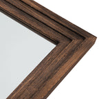 Miroir mural en bois de style échelle - 64 x 21 cm