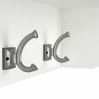 Porte-manteau mural Woodland 40 W avec étagère par Bush Furniture