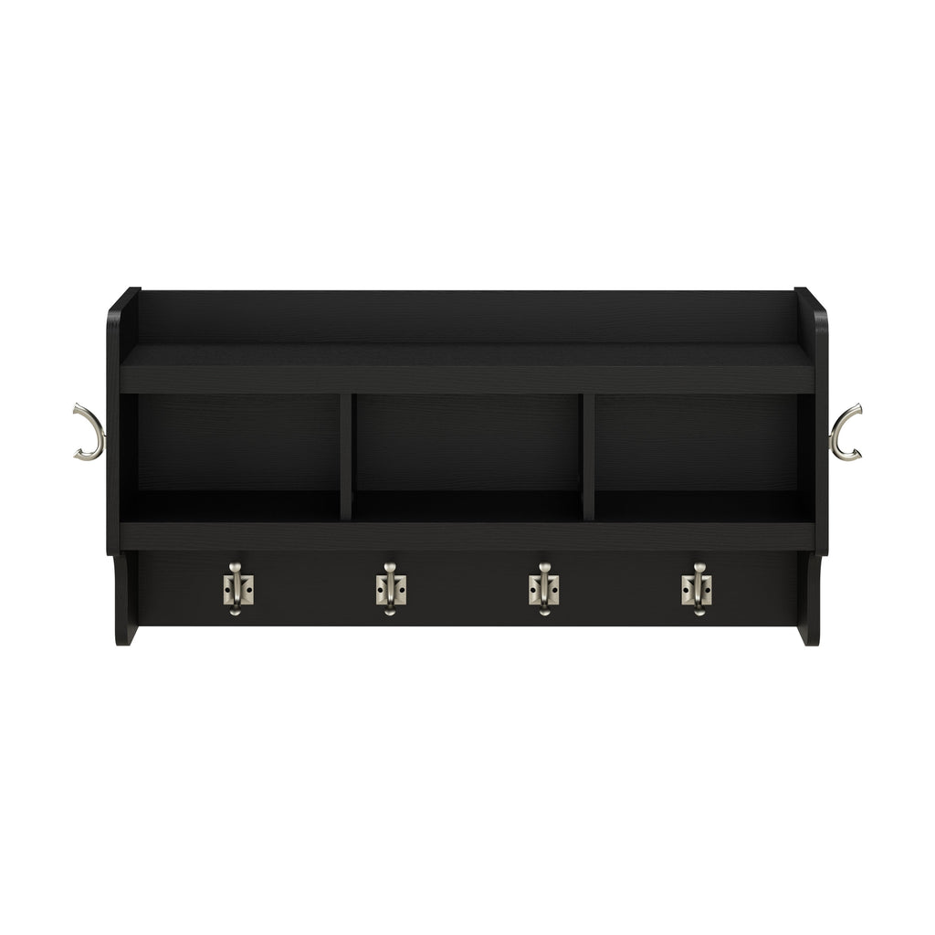 Porte-manteau mural Woodland 40 W avec étagère par Bush Furniture