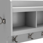 Porte-manteau mural Woodland 40 W avec étagère par Bush Furniture