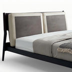 Truffle Cream Leather Bed