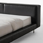 Charcoal Toast Leather Bed