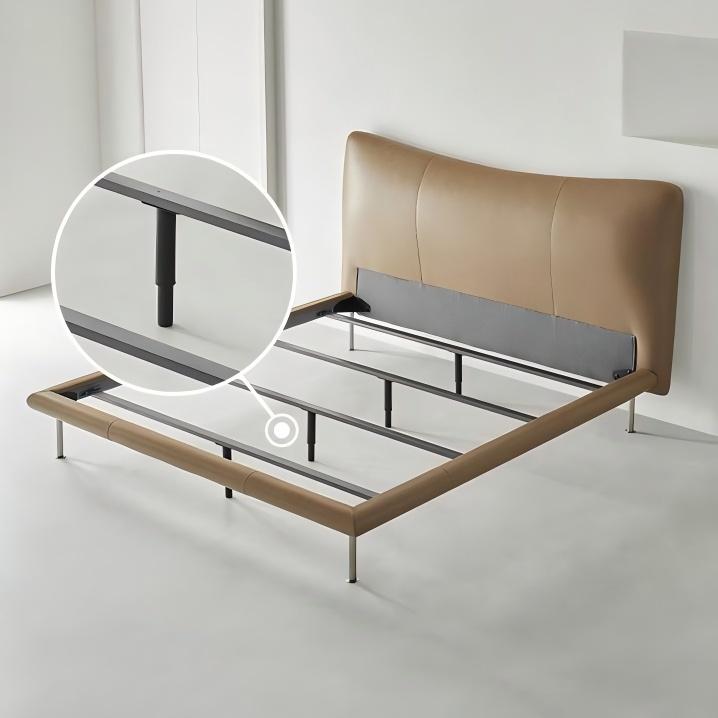 Choco Swirl Leather Bed