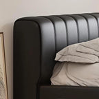 Bitter Chocolate Leather Bed