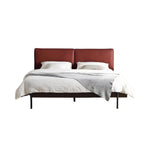 Maple Loaf Leather Bed