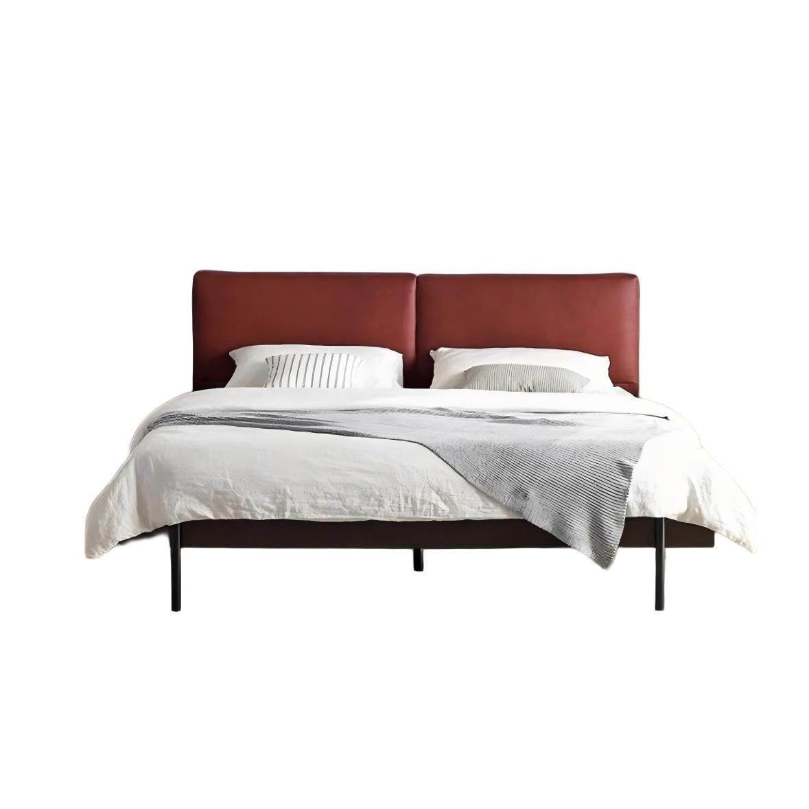 Maple Loaf Leather Bed