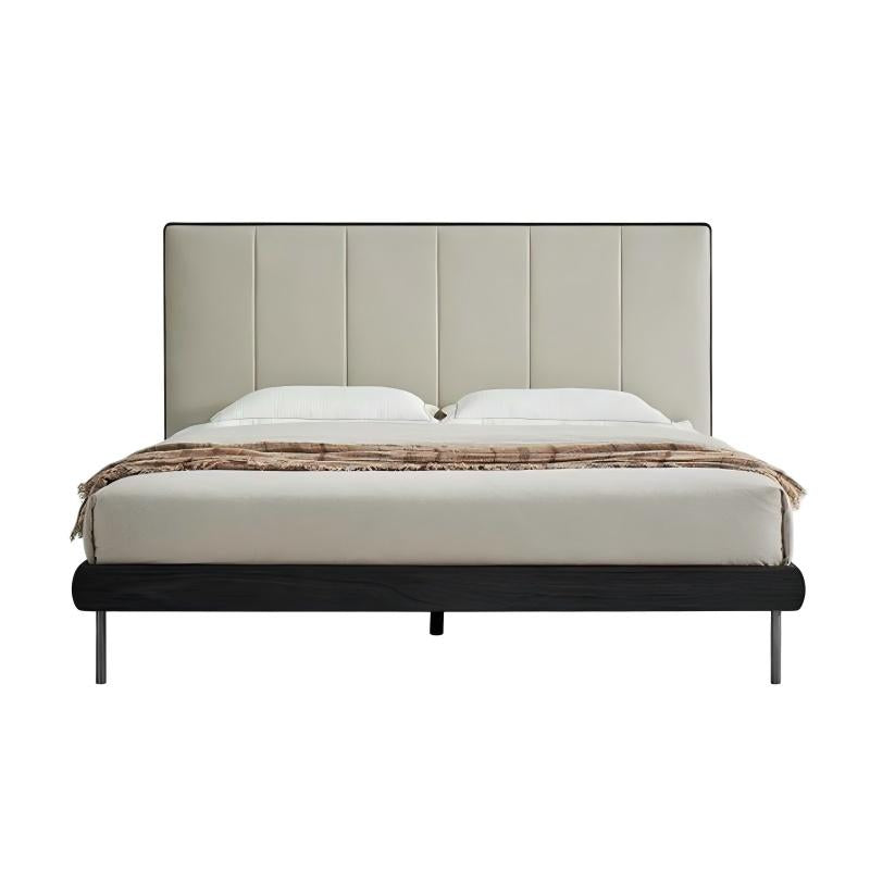 Muffin Edge Leather Bed