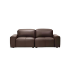 Nero Brown Recliner Leather Lounge Sofa