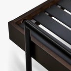 Maple Loaf Leather Bed