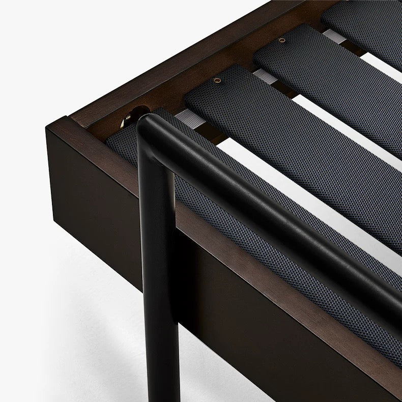 Maple Loaf Leather Bed