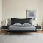 Choco Swirl Leather Bed