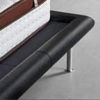 Choco Swirl Leather Bed