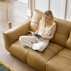 Cocoa Loaf Leather Sofa