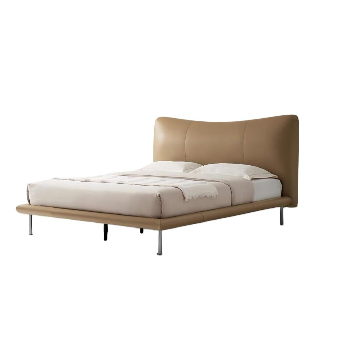 Choco Swirl Leather Bed