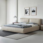 Pudding Leather Bed