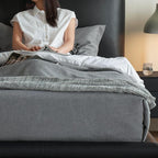 Choco Swirl Leather Bed