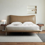 Choco Swirl Leather Bed