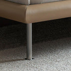 Choco Swirl Leather Bed