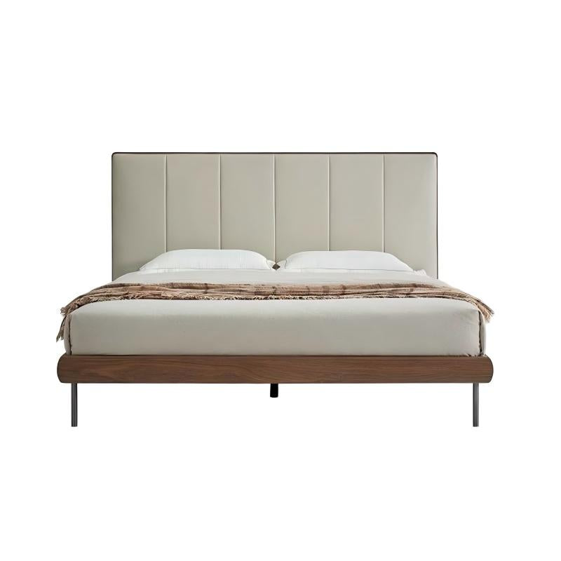 Muffin Edge Leather Bed