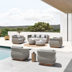 Laguna Outdoor Wicker Sofa Set with Cushions