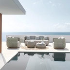 Laguna Outdoor Wicker Sofa Set with Cushions