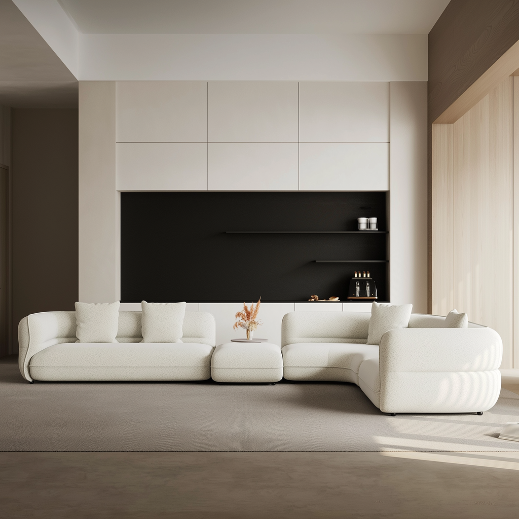 Prism Minimalist Corner Sectional Sofa