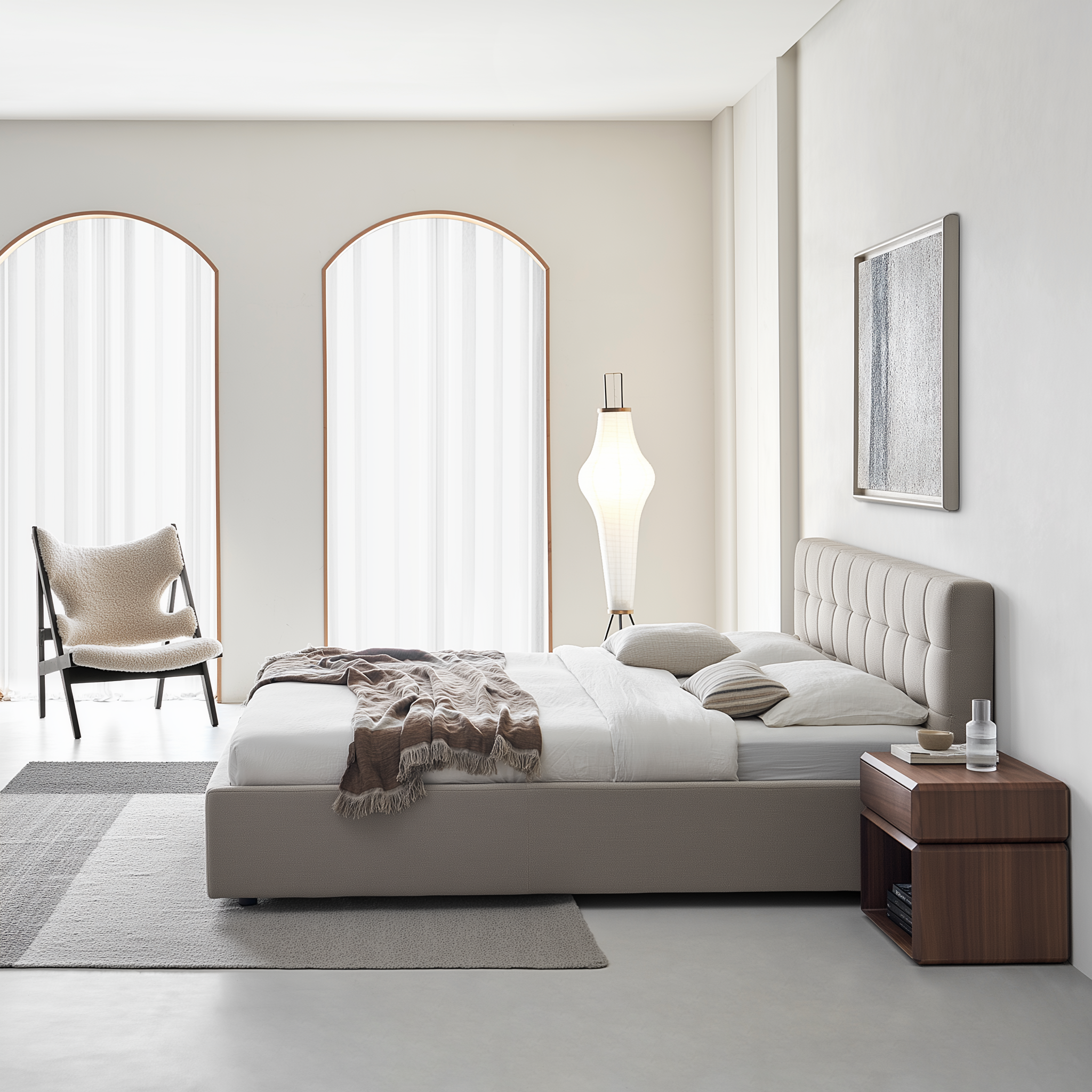 Sugar Cube Fabric Bed