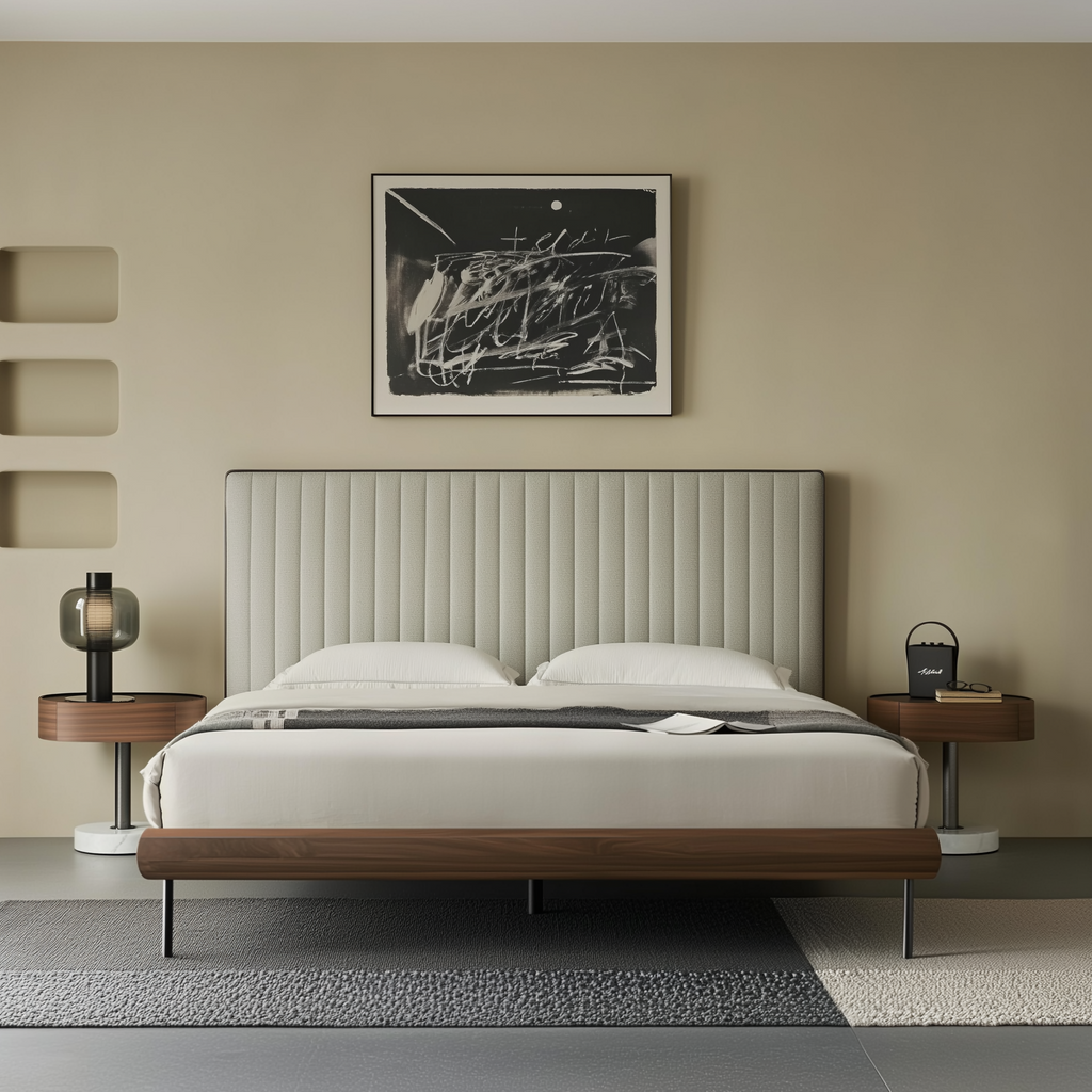 Muffin Edge Fabric Bed