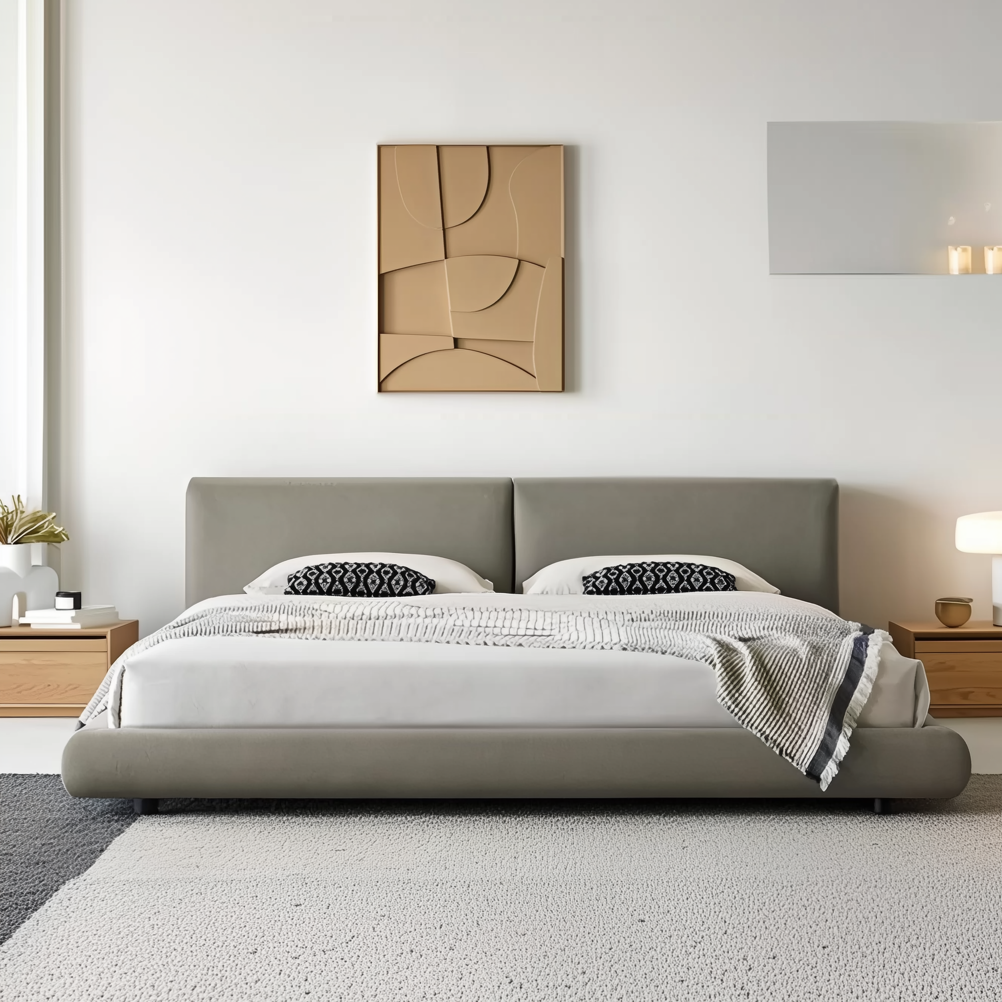 Donut Nap Fabric Bed