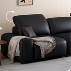 Nero Brown Recliner Leather Lounge Sofa