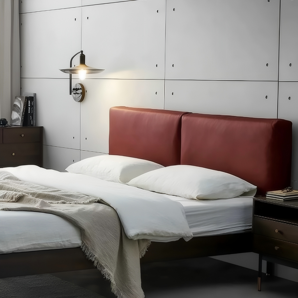 Maple Loaf Leather Bed