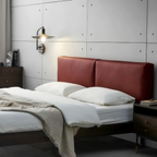 Maple Loaf Leather Bed