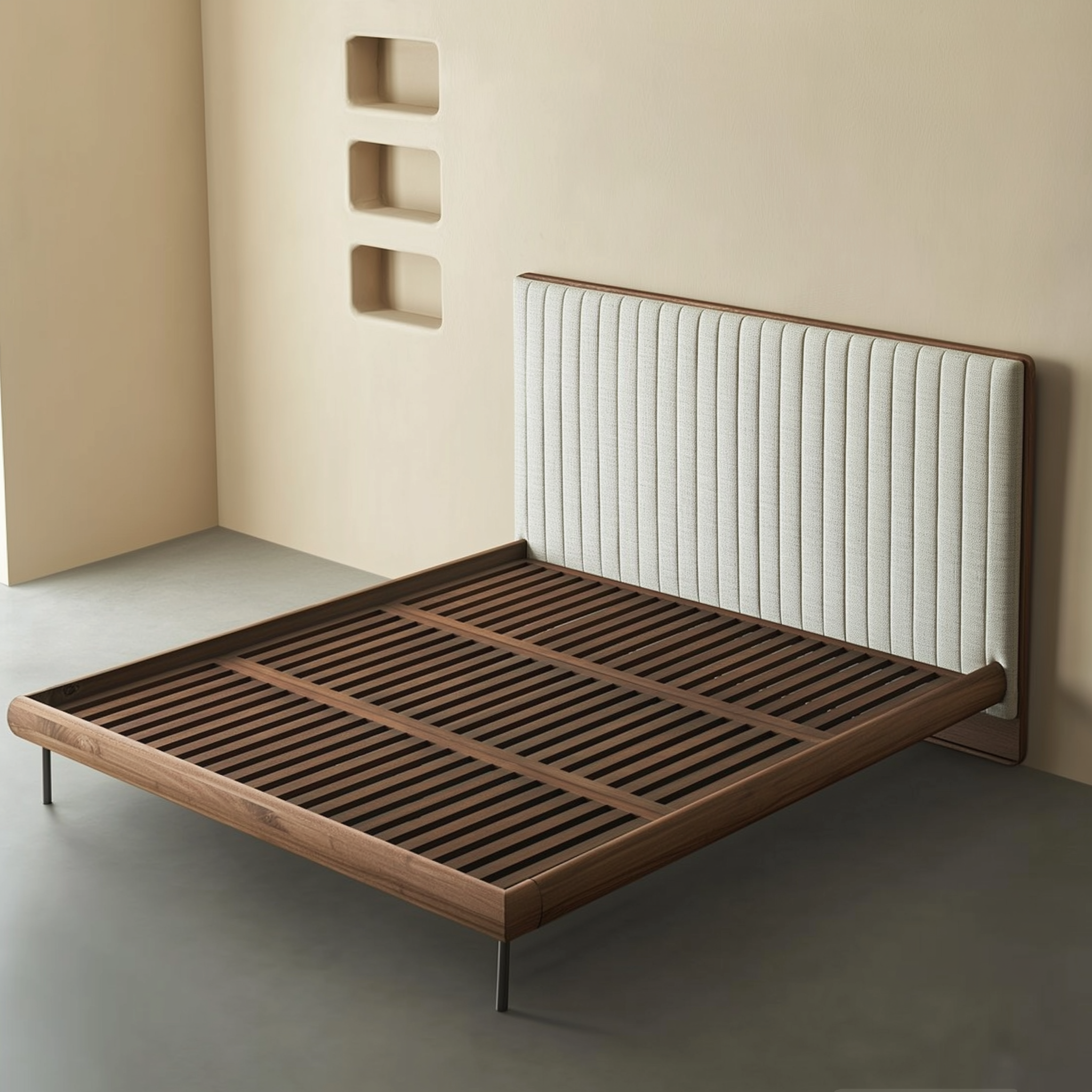 Muffin Edge Fabric Bed