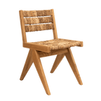 Chaise de salle à manger en abaca