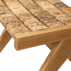 Chaise de salle à manger en abaca