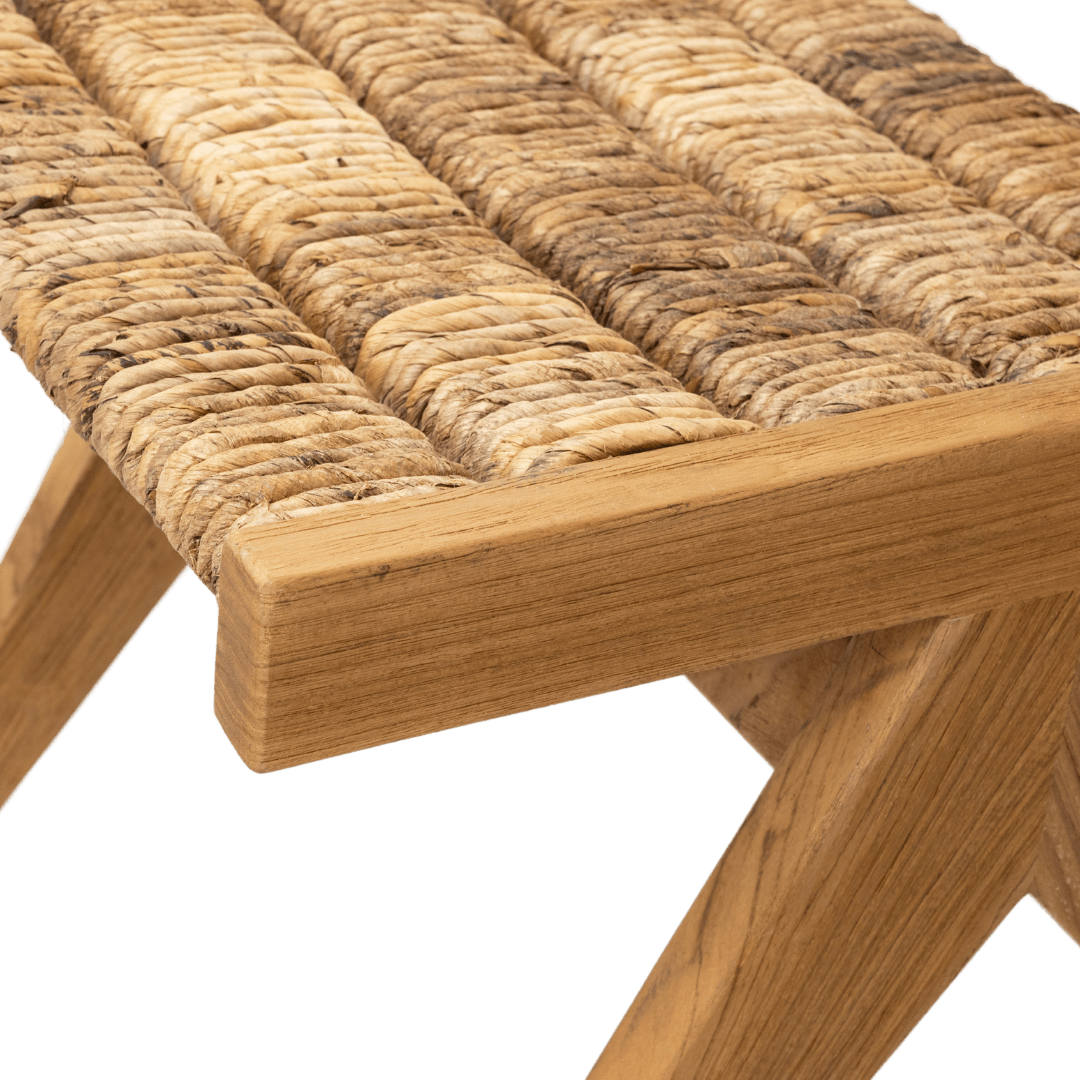 Chaise de salle à manger en abaca