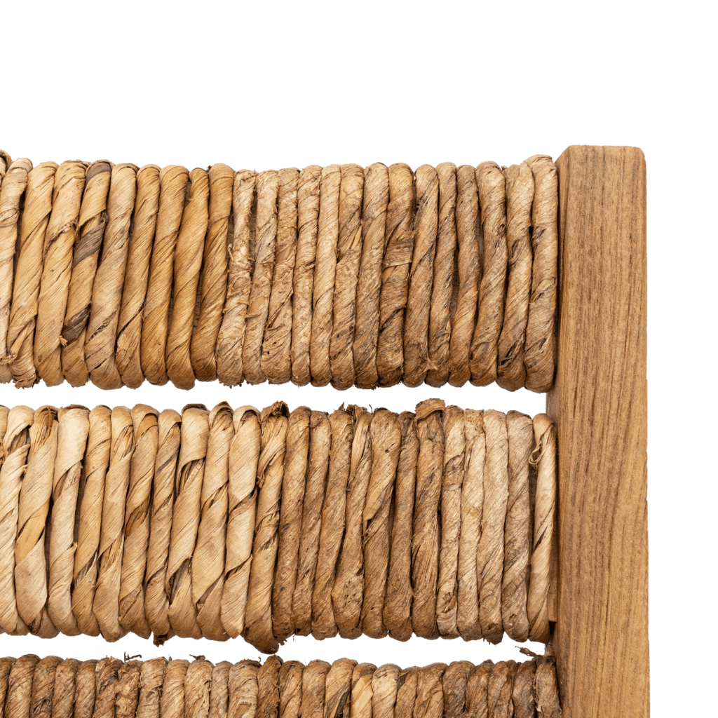 Chaise de salle à manger en abaca