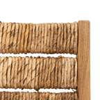 Chaise de salle à manger en abaca