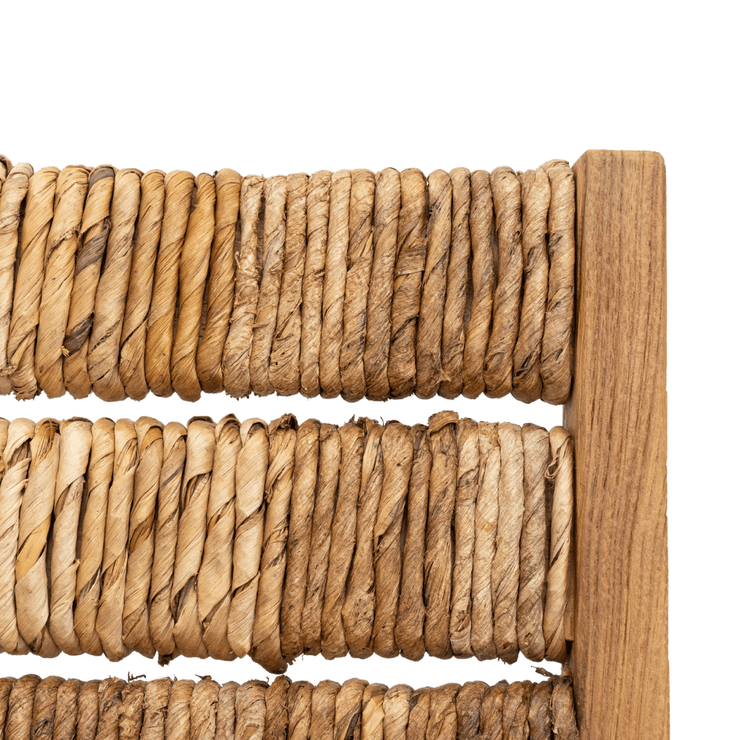 Chaise de salle à manger en abaca