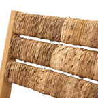 Chaise de salle à manger en abaca