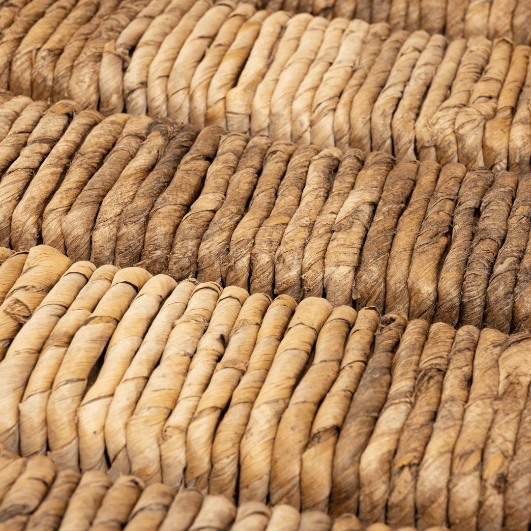 Chaise de salle à manger en abaca