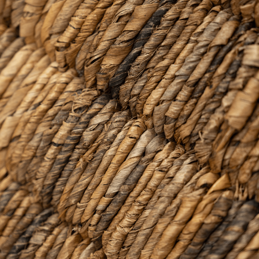 Fauteuil lounge en abaca | Naturel