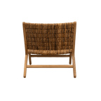 Fauteuil lounge en abaca | Naturel