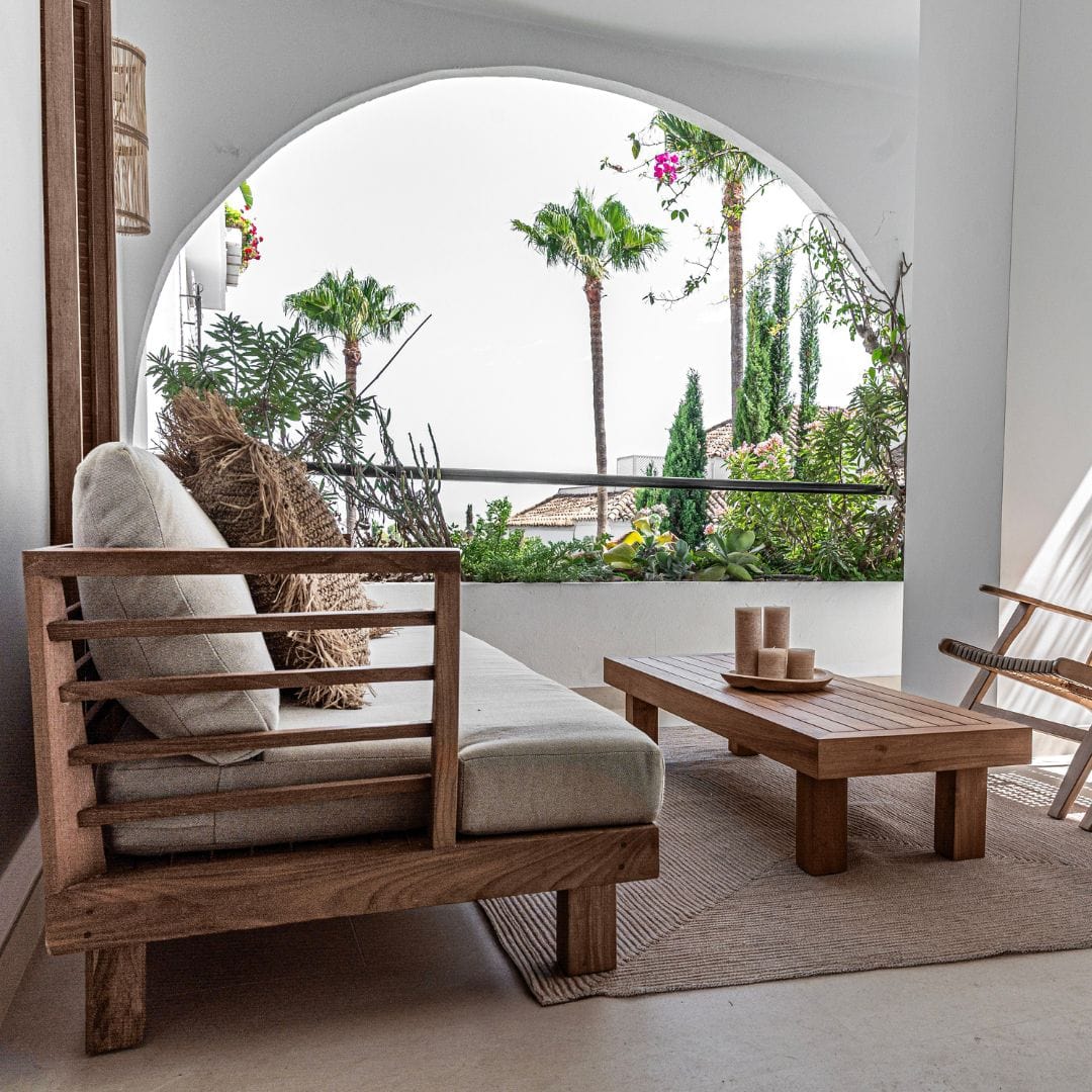 Canapé trois places Amaya | Sable