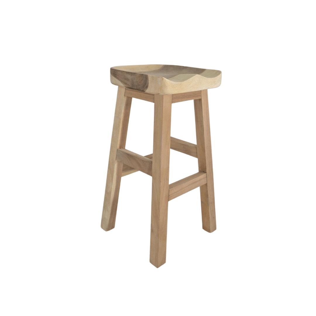 Tabouret de bar Banjar | 40 x 40 x 75 cm