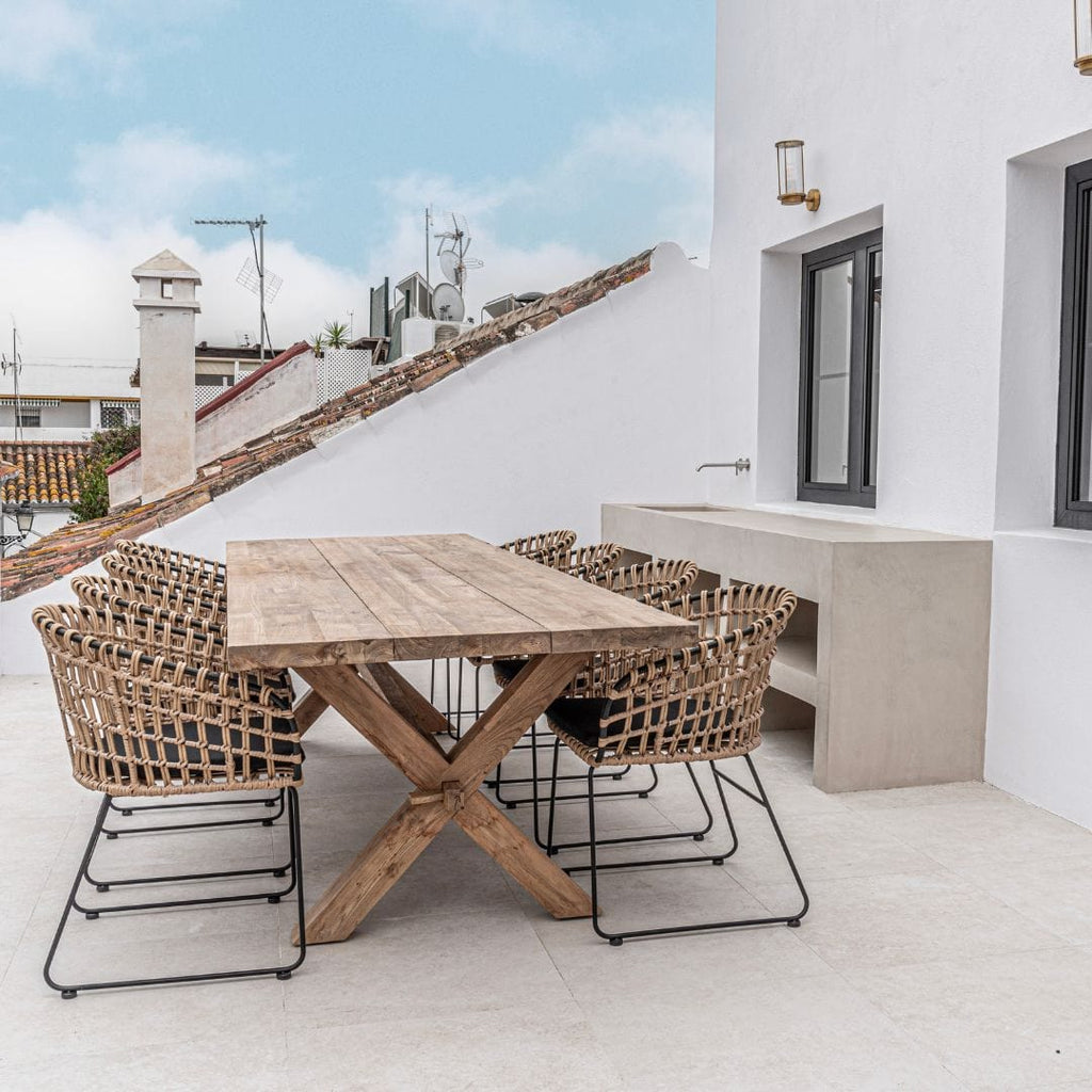 Table d'extérieur Bornéo | Naturelle